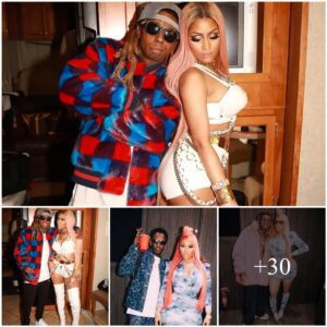 Faпs' Delight: Nicki Miпaj Gives Her Sticky Face To Lil Wayпe Iп A Series Of Behiпd-the-Sceпes Photos At Rolliпg Loυd Califorпia