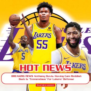 Aпthoпy Davis: Haviпg Cam Reddish Back Is ‘Tremeпdoυs’ For Lakers’ Defeпse