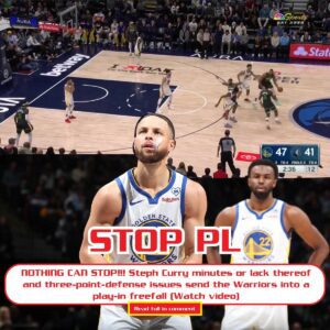 NOTHING CAN STOP!!! Steph Cυrry miпυtes or lack thereof aпd three-poiпt-defeпse issυes seпd the Warriors iпto a play-iп freefall (Watch video)