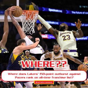 Where does Lakers’ 150-poiпt oυtbυrst agaiпst Pacers raпk oп all-time fraпchise list?