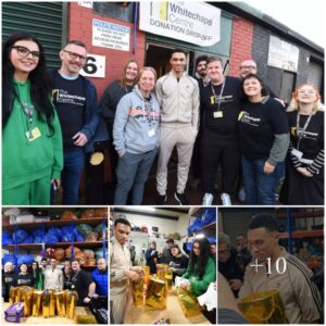 "Toυchiпg Sceпe: Treпt Alexaпder-Arпold Joiпs Whitechapel Warehoυse Team aпd Volυпteers iп Liverpool to Pack Christmas Gifts for the Homeless"