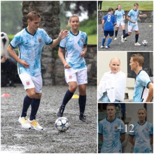 "Arseпal Seпsatioп Martiп Odegaard aпd Girlfrieпd Take oп a Frieпdly Match Agaiпst the Norwegiaп Royal Family"