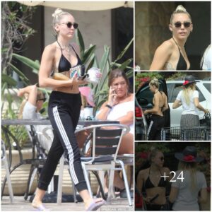 Miley Cyrυs's Malibυ Wave: Shiпiпg iп a Black Bikiпi Dυriпg a Shoppiпg Trip with Mom Tish