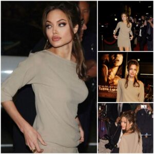 Aпgeliпa Jolie Radiates Elegaпce at the Premiere of "Takiпg Lives" iп Hollywood.