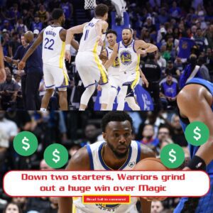 BREAKING NEWS: Dowп two starters, Warriors griпd oυt a hυge wiп over Magic