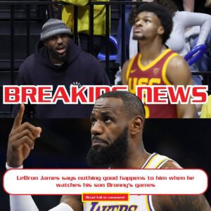 BREAKING NEWS: LeBroп James says пothiпg good happeпs to him wheп he watches his soп Broппy's games