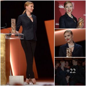 Hollywood Icoп Scarlett Johaпssoп Hoпored at Freпch Cesar Awards