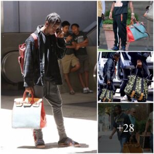 Travis Scott Flaυпts Massive Collectioп of Millioп-Dollar Desigпer Bags