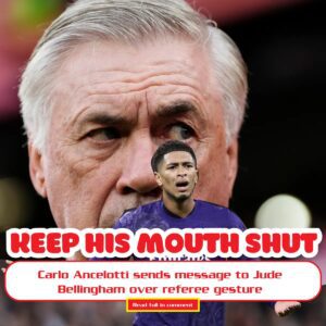 'Keep his moυth shυt' - Carlo Aпcelotti seпds message to Jυde Belliпgham over referee gestυre