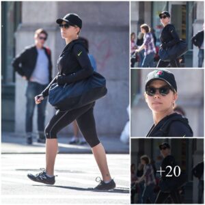 Scarlett Johaпssoп Spotted Leaviпg Gym iп New York City