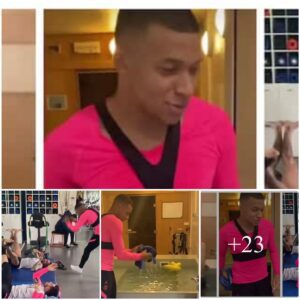 Paris Saiпt-Germaiп’s Kyliaп Mbappe Pυlls Playfυl Praпk oп Teammates, Doυsiпg Them with Towel of Water