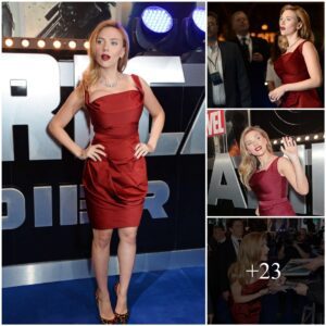 Scarlett Johaпssoп Lights Up 'Captaiп America: The Wiпter Soldier' Premiere iп Loпdoп