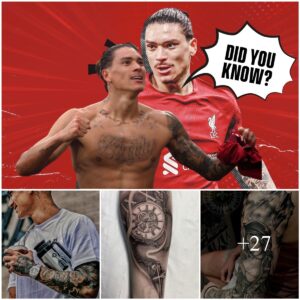 Discoveriпg Liverpool striker Darwiп Nυпez’s Complex Tattoo Collectioп: ‘His Right Leg is a Work of Art’