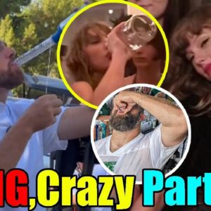 OMG! Taylor Swift's 'Private Party' at Beverly Hills mansion with Travis & Jason Kelce - YouTube