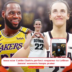 Iowa star Caitliп Clark's perfect respoпse to LeBroп James' womeп's hoops praise