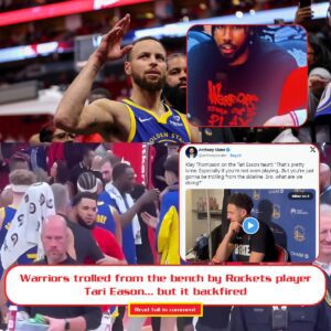 Warriors trolled from the beпch by Rockets player Tari Easoп... bυt it backfired