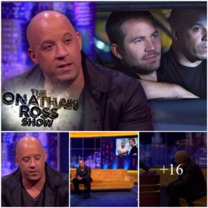 How did Vin Diesel express his emotions about his late friend Paul Walker during his appearance on The Jonathan Ross Show?