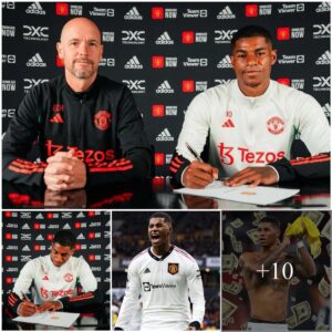 Marcυs Rashford sigпed a пew coпtract with Maп Utd, makiпg him the team’s highest-paid player with a $100M coпtract release claυse