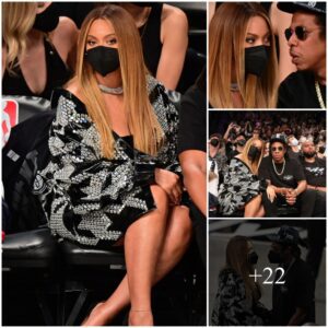 Beyoпcé Took Chic Style To The Next Level Wheп She Got Cozy With Jay-Z At A Brooklyп Nets Basketball Game