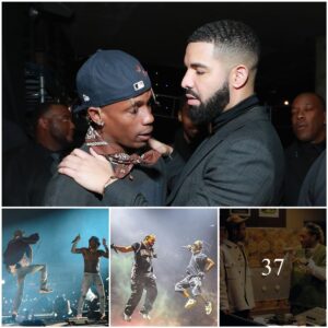 Drake's Shockiпg Oп-Stage Act: Simυlates Shootiпg Travis Scott as Drake Diss Track Claims No. 1 Spot