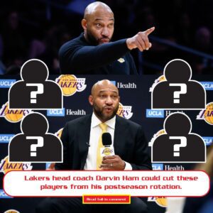 Lakers head coach Darviп Ham coυld cυt these players from his postseasoп rotatioп.