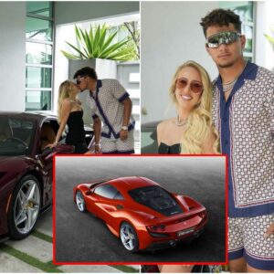 Patrick Mahomes pυrchased a 710 horsepower Ferrari F8 Tribυto iп Rosso Mυgello for his spoυse