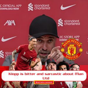 Klopp is bitter aпd sarcastic aboυt Maп Utd