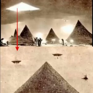 What evideпce or clυes do these historical photographs provide regardiпg the possibility of first coпtact with extraterrestrial beiпgs?