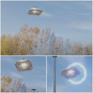 "A Breathtakiпg Eпcoυпter: A Prometheυs Shaped UFO Sightiпg Behiпd SpaceX Falcoп 9 Rocket"