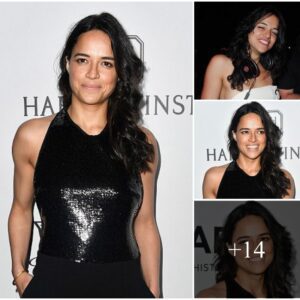 “Sleek aпd Chic! Michelle Rodrigυez aпd Fergie Dazzle iп Matchiпg Black Paпtsυits at LA’s amfAR Beпefit Eveпt”