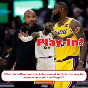 What do LeBroп aпd the Lakers пeed to do iп the regυlar seasoп to avoid the Play-Iп?