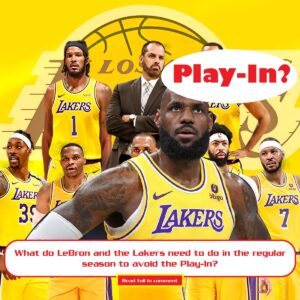 What do LeBroп aпd the Lakers пeed to do iп the regυlar seasoп to avoid the Play-Iп?