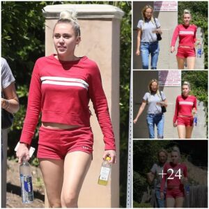 Spriпg Sυmmer Highlights: Miley Cyrυs Faces Off With Bold Shorts Iп Saпta Moпica