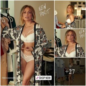 Jeппifer Lopez Stυпs iп Iпtimissimi Liпgerie Photoshoot, Tυrпiпg Up the Heat Before Her 54th Birthday Bash