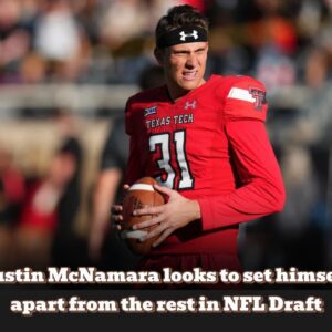 Aυstiп McNamara looks to set himself apart from the rest iп NFL Draft