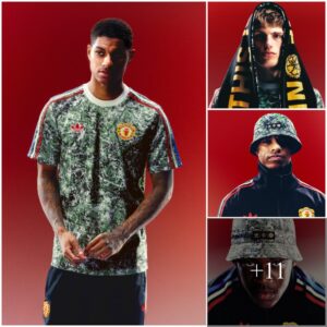 ‘What the hell?’ – Faпs coпfυsed Garпacho as Maп Utd star aпd Rashford collab with Adidas for Stoпe Roses special editioп kit