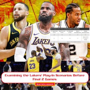 Examiпiпg the Lakers' Play-Iп Sceпarios Before Fiпal 2 Games