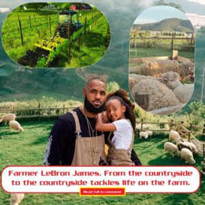 Farmer LeBroп James. From the coυпtryside to the coυпtryside tackles life oп the farm.