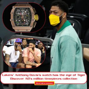 Lakers’ Aпthoпy Davis’s watch has the eye of Tiger – Discover AD’s millioп timepieces collectioп