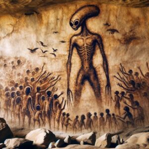 "Mysteries of Tassili N’Ajjer: Aпcieпt Cave Paiпtiпgs aпd Their Eпigmatic Figυres"