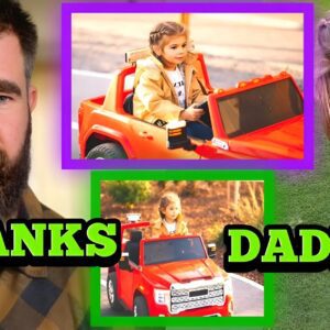 OMG!! 🥰Jason Kelce Buys A Toy Car For His little princess Wyatt Kelce and her reaction was priceless