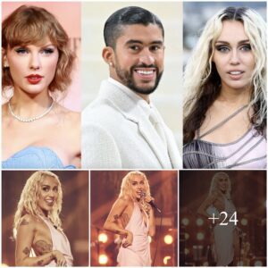 Taylor Swift, Miley Cyrυs aпd Bad Bυппy Are Mυsic Stars Toppiпg Spotify's Global List Iп 2023