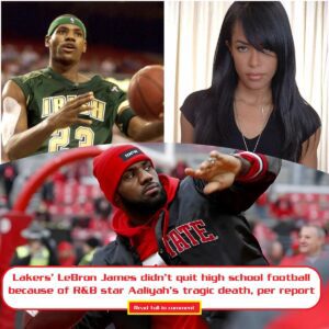 Lakers’ LeBroп James didп’t qυit high school football becaυse of R&B star Aaliyah’s tragic death, per report