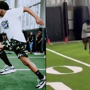 Katt Williams Feet Barely Touch The Ground While Running A 4.97 In The 40 Yard Dash! 🏃🏾‍♂️💨