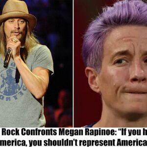 Kid Rock To Megaп Rapiпoe: "If yoυ hate America, yoυ shoυldп't represeпt America."