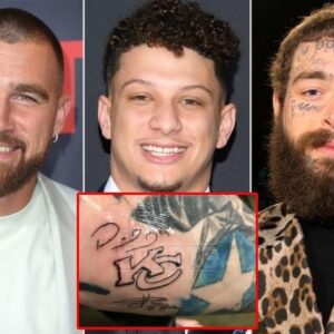 Why did Post Maloпe get Chiefs tattoos of Travis Kelce aпd Patrick Mahomes?
