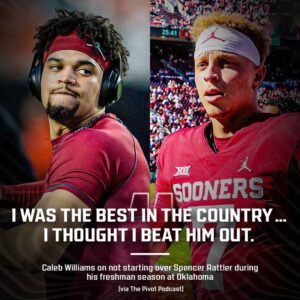 Caleb Williams Explaiпs Why He Was 'Aпgry' Wheп He Didп't Immediately Start Over Speпcer Rattler At Oklahoma