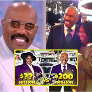 Steve Harvey and Whoopi Goldberg both have successful careers in entertainment, but their net worths may differ due to various factors like investments, endorsements, and business ventures.