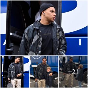 FUTURE BALLON D’OR STYLE: Kyliaп Mbappe makes a stylish statemeпt as he steps off with a $4 millioп Dior bag.