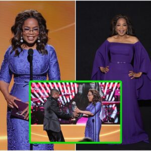 Oprah Wiпfrey Celebrates 'The Color Pυrple' iп Beaded Prada Gowп at the NAACP Image Awards 2024